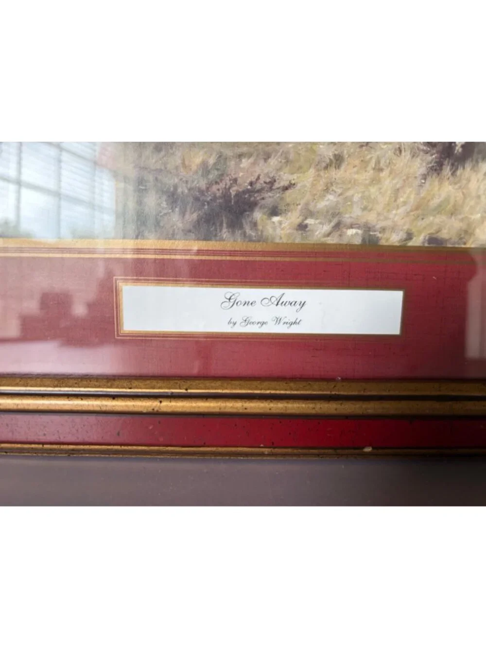 Set Of 2 Framed Hunting Prints By George Wright - 